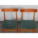 Suite de 4 chaises vintage en bois, 1960 - Design d'Europe de l'Est