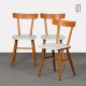 Suite of 3 vintage chairs edited by Ton, 1960s - Eastern Europe design