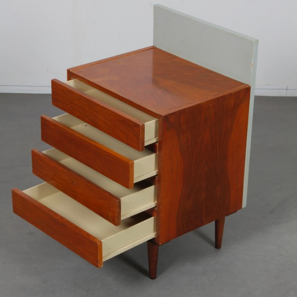 Vintage bedside table from the 1960s - Eastern Europe design