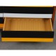 Yellow and black chest of drawers, model U-453, by Jiri Jiroutek, 1960s - Eastern Europe design