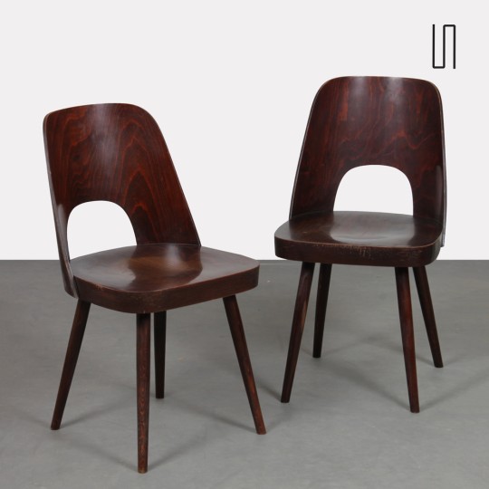 Pair of chairs by Oswald Haerdtl for Ton, 1960s - Eastern Europe design