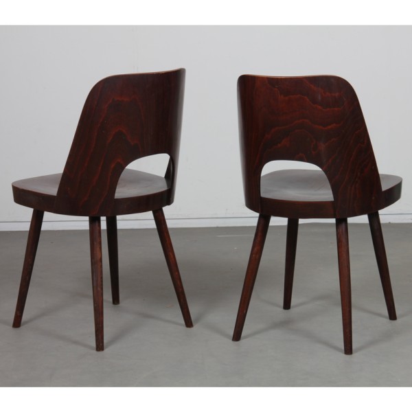 Pair of chairs by Oswald Haerdtl for Ton, 1960s - Eastern Europe design