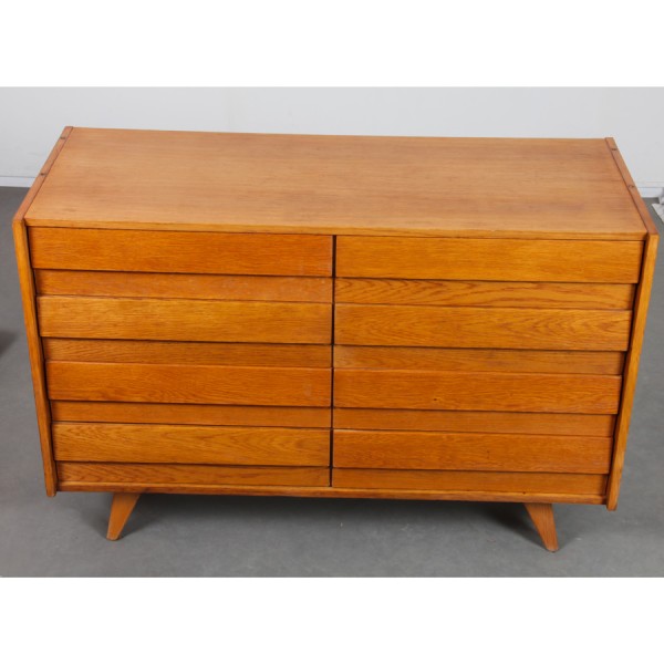 Wooden chest of drawers by Jiri Jiroutek, model U-453, circa 1960 - Eastern Europe design