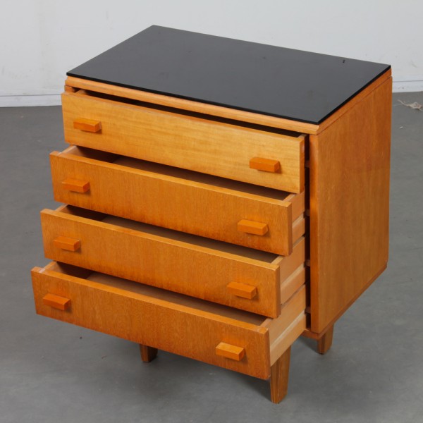 Table de nuit éditée par Novy Domov, 1970 - Design d'Europe de l'Est