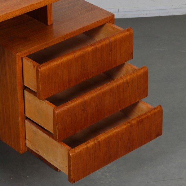 Vintage desk by Bohumil Landsman, 1970s - Eastern Europe design