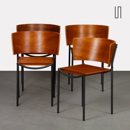 Suite of 4 Lila Hunter chairs by Philippe Starck for XO, 1988 - French design