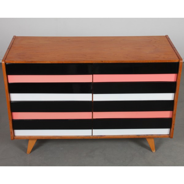 Vintage chest of drawers by Jiri Jiroutek, model U-453 from the 1960s - Eastern Europe design