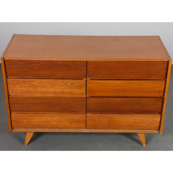 Wooden chest of drawers by Jiri Jiroutek, model U-453, circa 1960 - Eastern Europe design