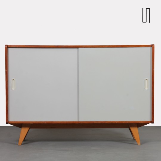 Oak chest, model U-452 by Jiri Jiroutek, 1960s - Eastern Europe design