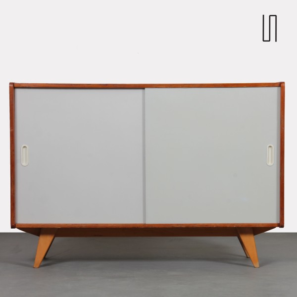 Oak chest, model U-452 by Jiri Jiroutek, 1960s - Eastern Europe design