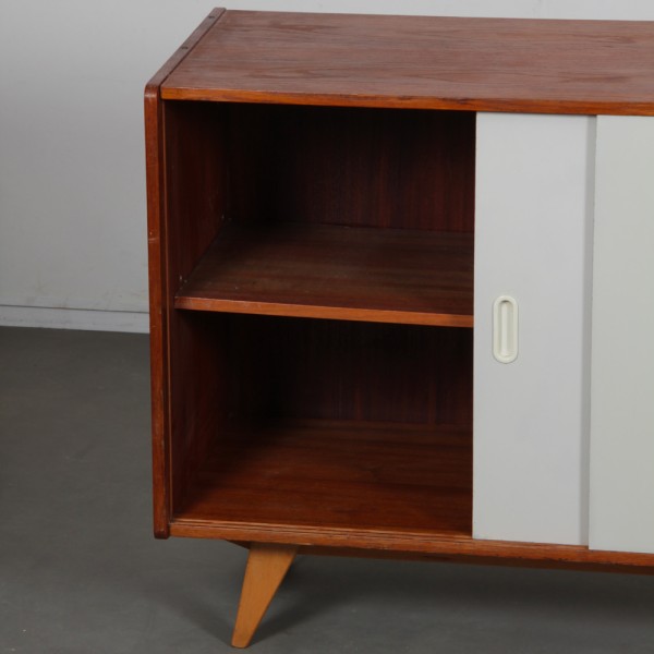 Oak chest, model U-452 by Jiri Jiroutek, 1960s - Eastern Europe design