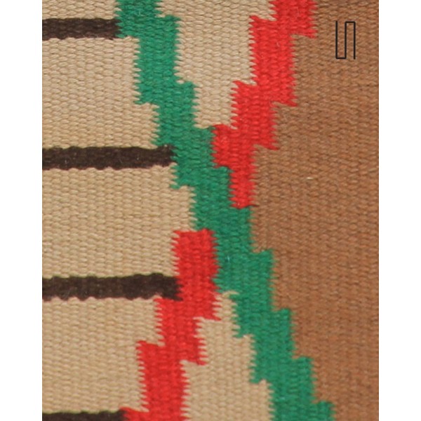 Small modernist rug by Antonin Kybal, 1950 - Eastern Europe design