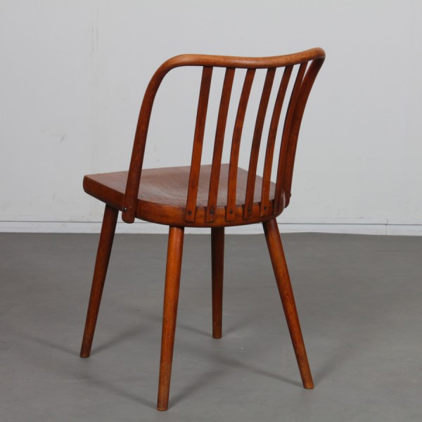 Set of 4 vintage chairs by Antonin Suman for Ton, 1960s - Eastern Europe design