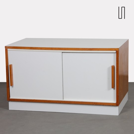 Vintage wood and formica chest, 1970s - 