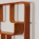 Etagère murale en bois par Ludvik Volak pour Drevopodnik Holesov, 1960 - Design d'Europe de l'Est