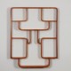 Etagère murale en bois par Ludvik Volak pour Drevopodnik Holesov, 1960 - Design d'Europe de l'Est