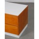 Vintage wood and formica chest of drawers, 1970s - 