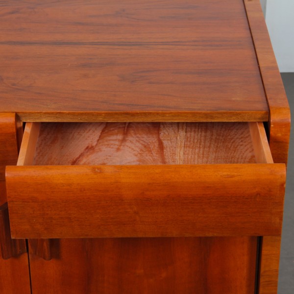 Wood and opaline chest from the 1960s - 