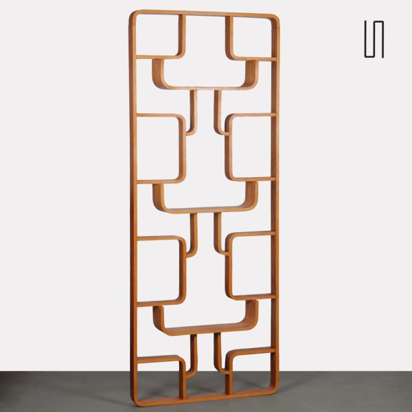 Claustra tchèque en acajou par Ludvik Volak, 1960 - Design d'Europe de l'Est