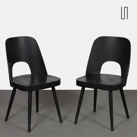 Pair of chairs by Oswald Haerdtl for Ton, 1960s - Eastern Europe design
