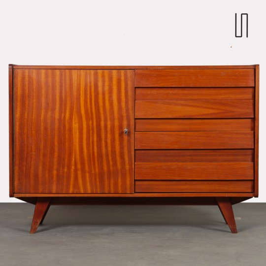Commode en acajou, Jiroutek pour Interier Praha, modèle U-458, 1960 - Design d'Europe de l'Est