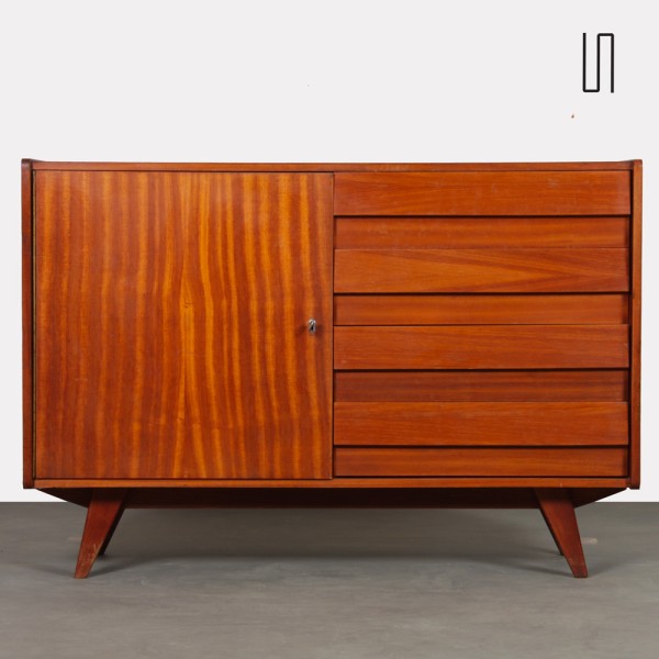 Mahogany chest of drawers, Jiroutek for Interier Praha, model U-458, 1960 - Eastern Europe design