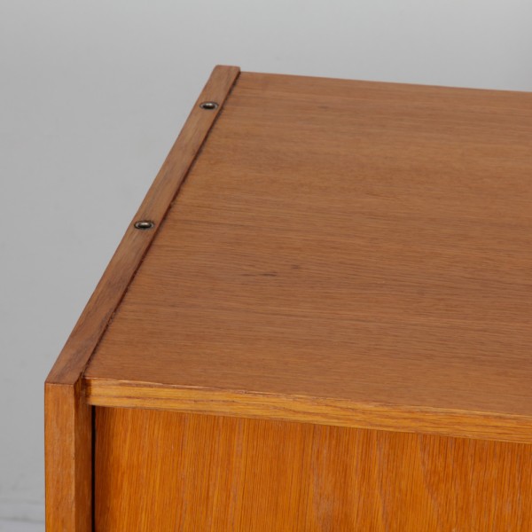 Oak chest, model U-452, by Jiri Jiroutek for Interier Praha, 1960s - 