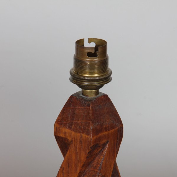 Vintage oak lamp, 1960s - 