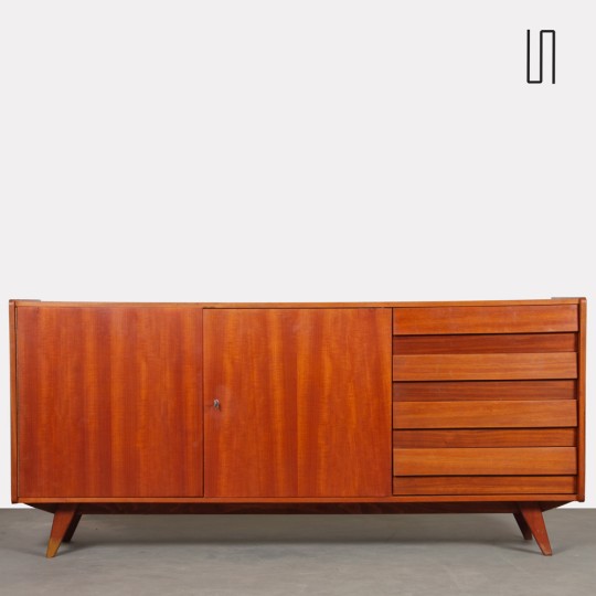 Mahogany sideboard by Jiroutek for Interier Praha, U-460, 1960s - 