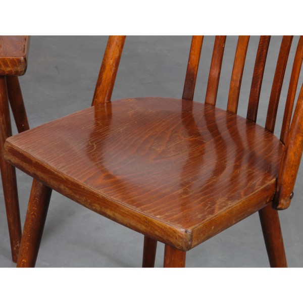 Pair of vintage chairs by Antonin Suman for Ton, 1960s - Eastern Europe design