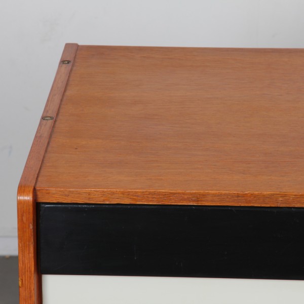 Vintage oak chest of drawers by Jiri Jiroutek, model U458, 1960s - 