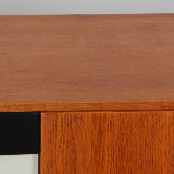 Vintage oak chest of drawers by Jiri Jiroutek, model U458, 1960s - 