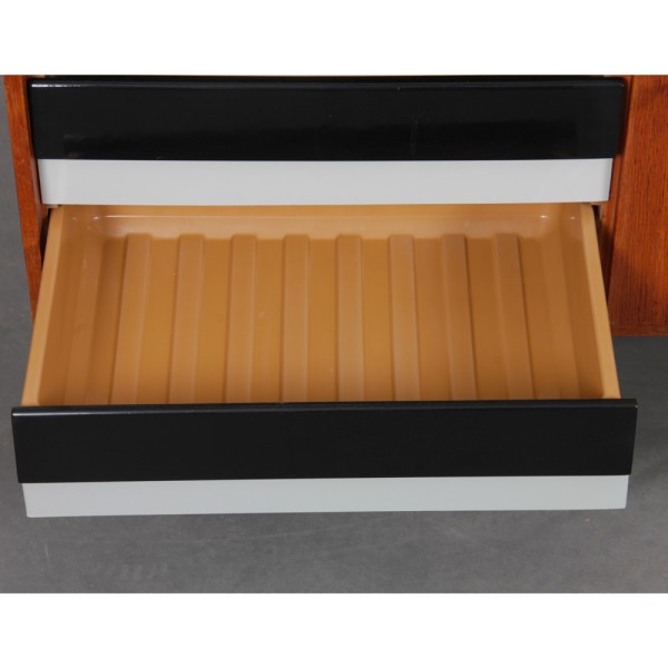 Vintage oak chest of drawers by Jiri Jiroutek, model U458, 1960s - 