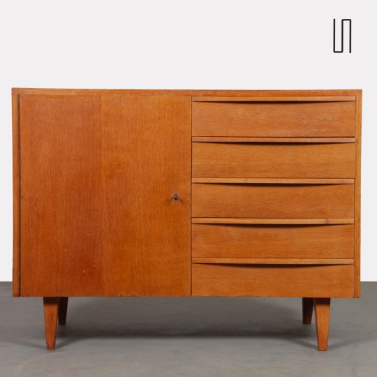 Wooden chest of drawers produced by Drevozpracujici podnik, 1960s - 