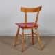 Set of four red chairs edited by Ton, 1960s - Eastern Europe design
