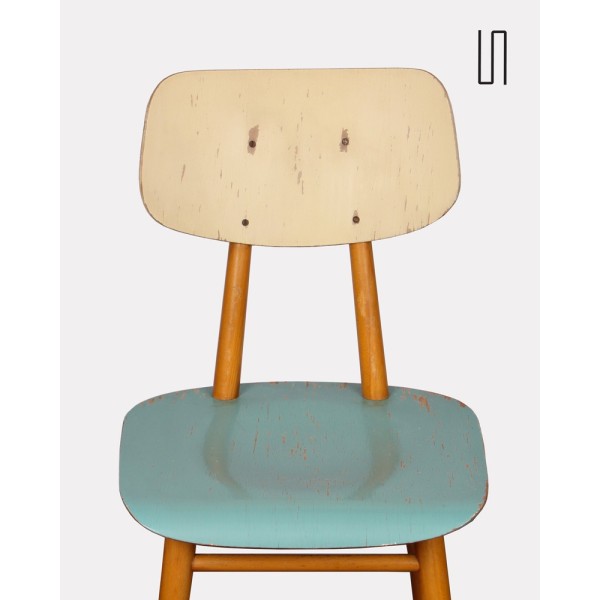 Suite de 4 chaises des pays de l'Est pour Ton, 1960 - Design d'Europe de l'Est