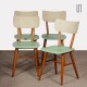 Suite of 4 vintage wooden chairs, edited by Ton, 1960s - Eastern Europe design