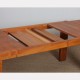 Table de repas en orme pour Maison Regain, 1970 - Design Français