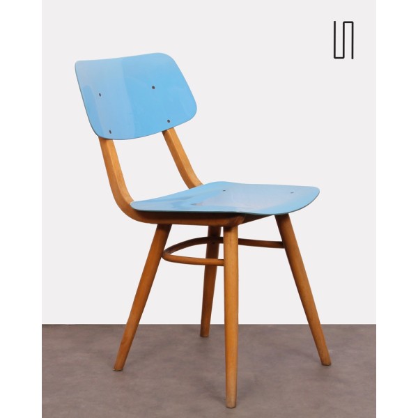 Suite de 4 chaises vintage éditée par Ton, 1970 - Design d'Europe de l'Est