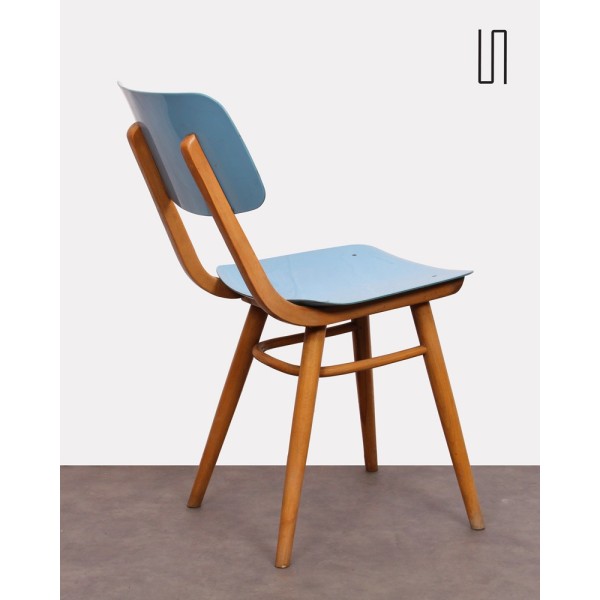 Suite de 4 chaises vintage éditée par Ton, 1970 - Design d'Europe de l'Est