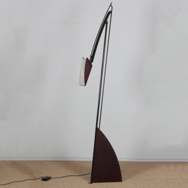 Metal floor lamp from the 1990s - 