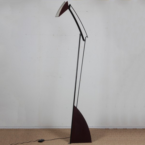 Metal floor lamp from the 1990s - 