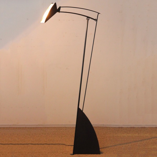 Metal floor lamp from the 1990s - 