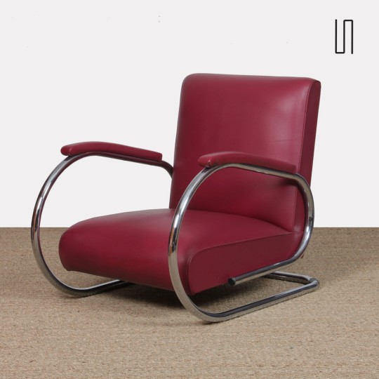 Tubular armchair from the 1960s - 