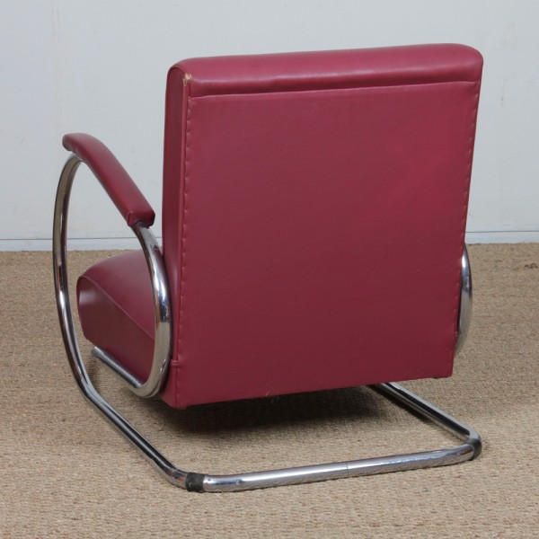 Tubular armchair from the 1960s - 