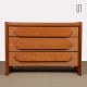 Commode vintage en orme massif, 1980 - 