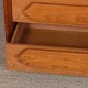 Commode vintage en orme massif, 1980 - 