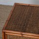 Pair of rattan and brass bedside tables, 1960s - 