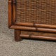 Pair of rattan and brass bedside tables, 1960s - 