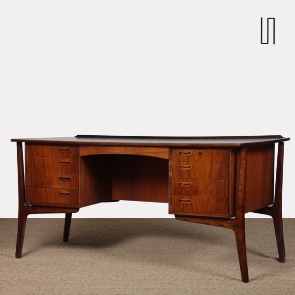 Scandinavian desk by Svend Aage Madsen for H.P. Hansen, 1960s - Scandinavian design